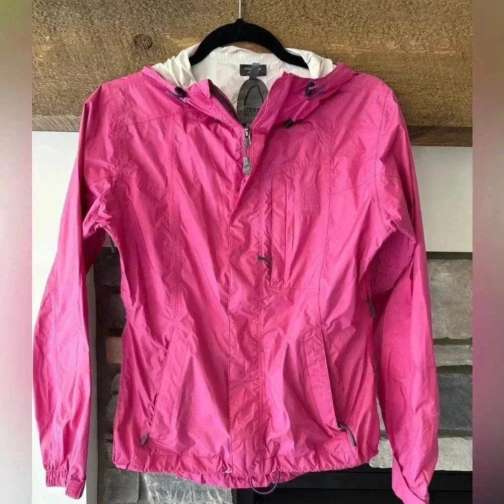 Sierra Designs Women’s  XS Hurricane Jacket Wind & Rain Resistant Hiking Light